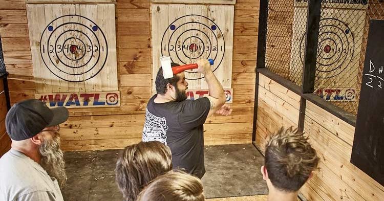 Bad Axe Throwing Visit Indy